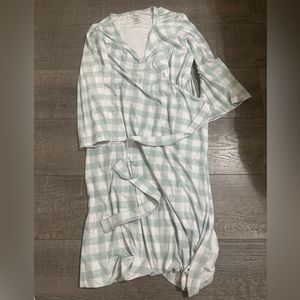 Caden Lane Mama Robe and swaddle blanket